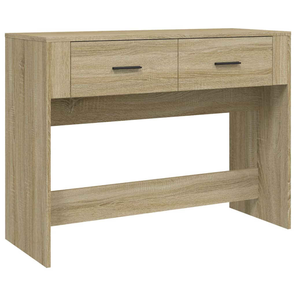 Sonoma oak console table 100x39x75 cm engineering wood