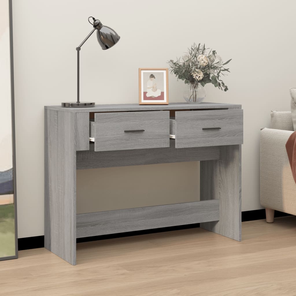 Sonoma Grey Console Tabelle 100x39x75 cm Engineering Holz