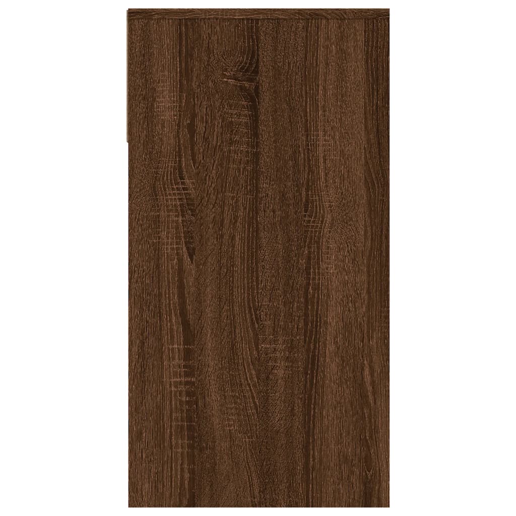 Brown Eiche Konsolentabelle 100x39x75 cm Ingenieurholz Holz