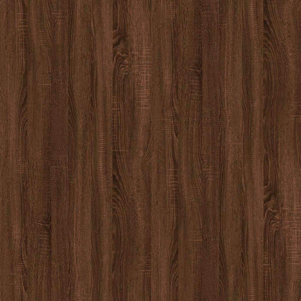 Console di quercia marrone Tabella 100x39x75 cm ingegneristica legna