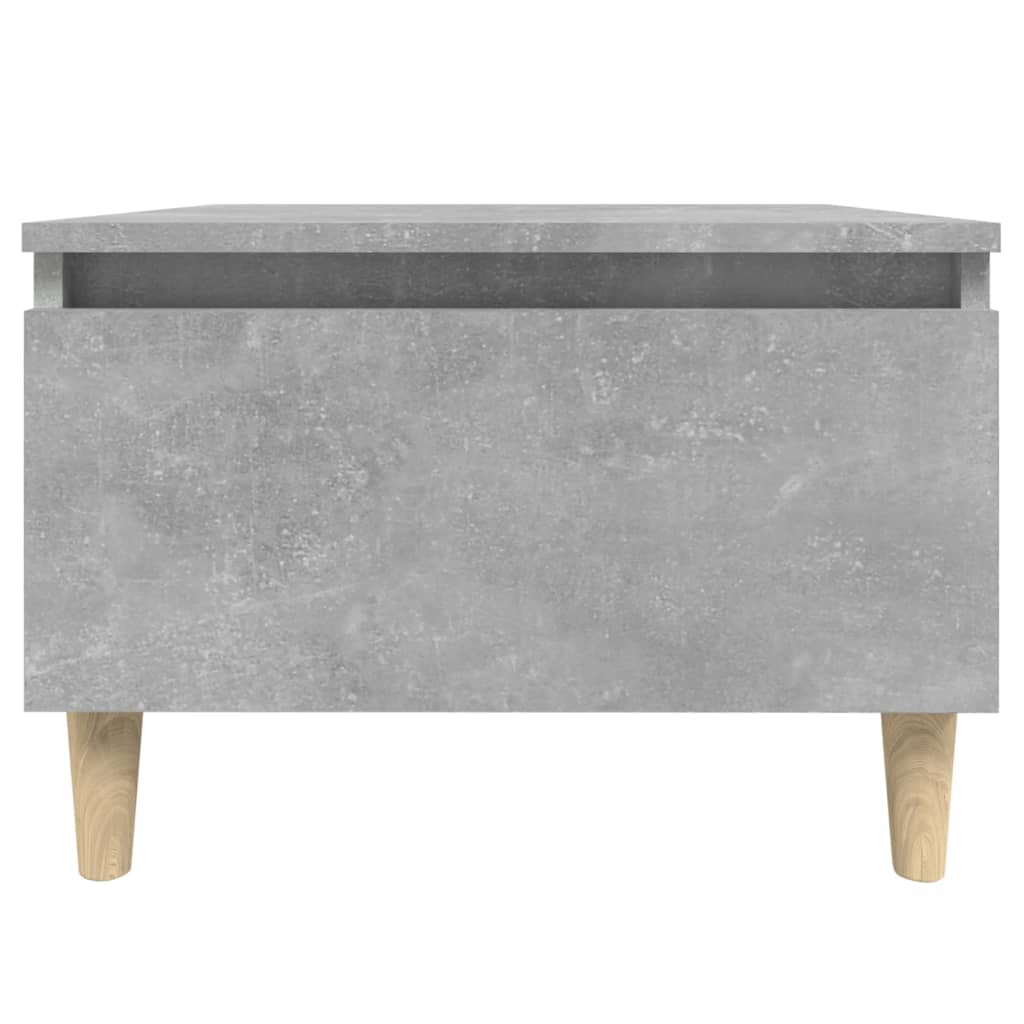 Tavolino grigio cemento 50x46x35 cm MDF