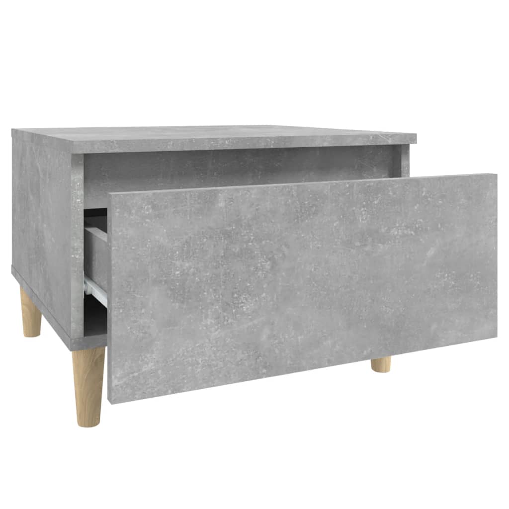 Ernennen von Tabellen 2 Stcs Grey Beton 50x46x35 cm Engineering Wood