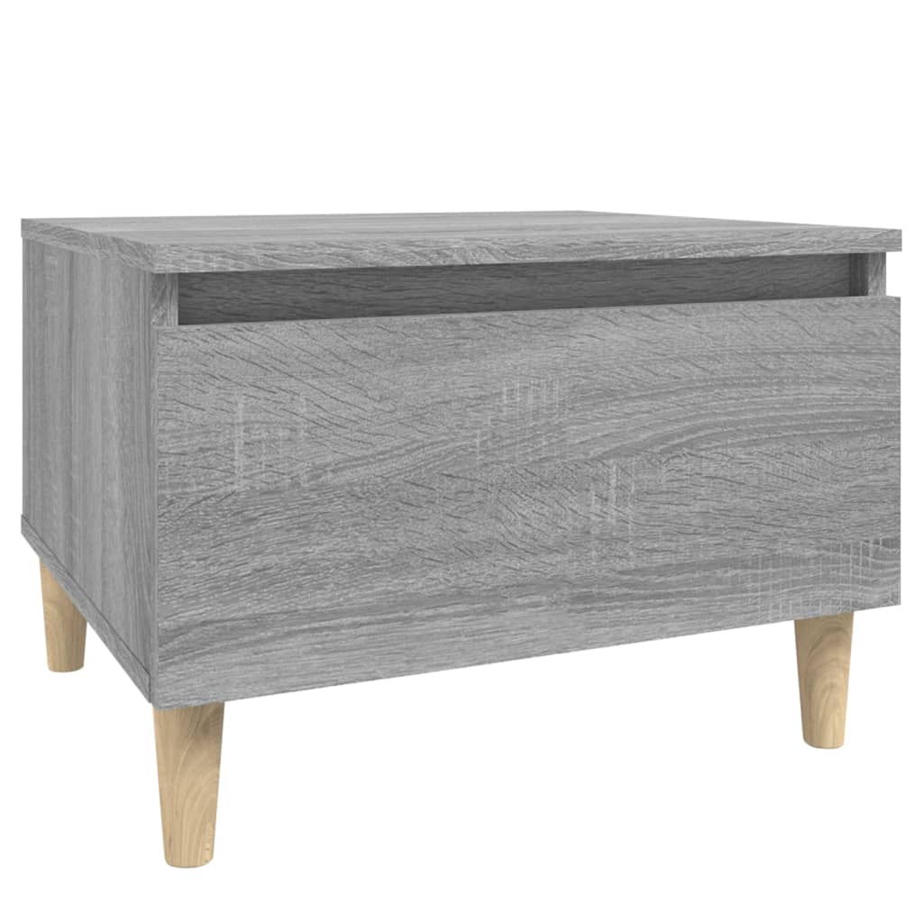 Appoint tables 2 pcs Sonoma gray 50x46x35 cm wood engineering