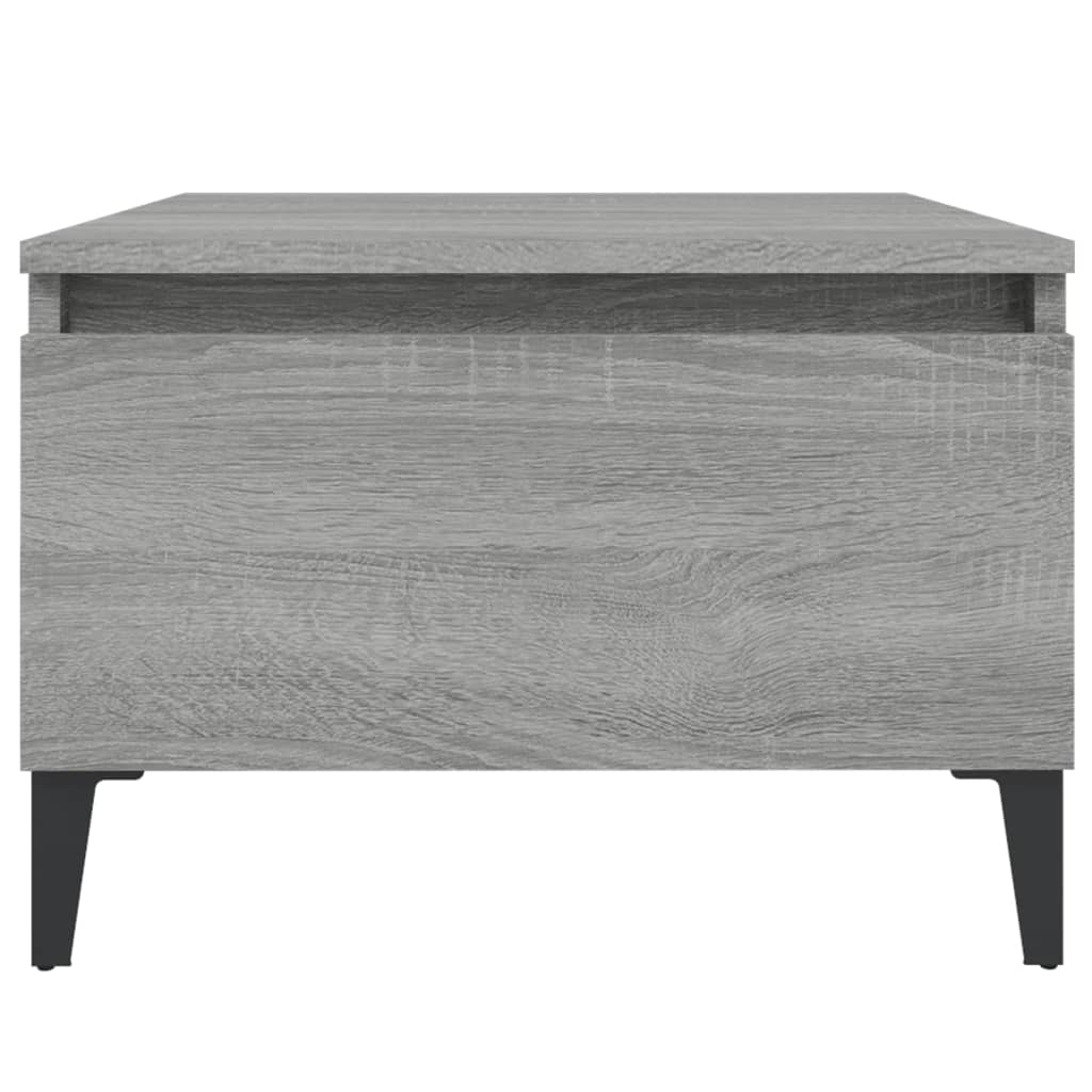 Tavolino Sonoma grigio 50x46x35 cm MDF