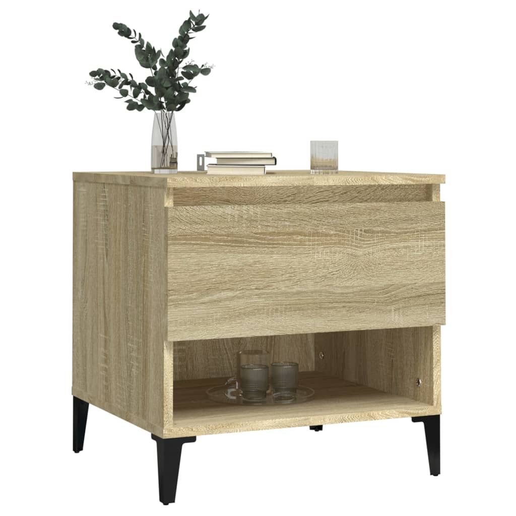 Sonoma oak table 50x46x50 cm engineering wood