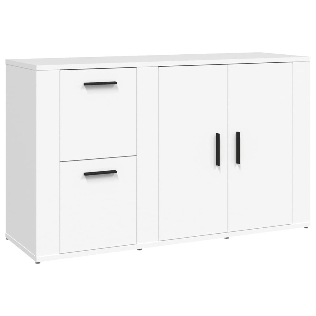 Buffet bianco 100x3333x59,5 cm legno di ingegneria