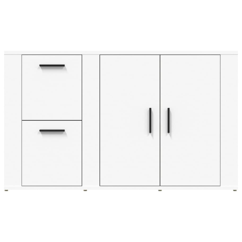 Buffet bianco 100x3333x59,5 cm legno di ingegneria