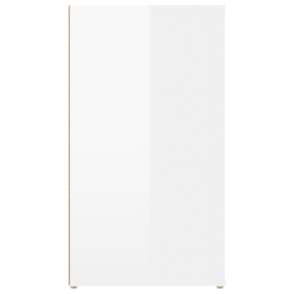 Credenza Bianco lucido 100x33x59,5 cm MDF