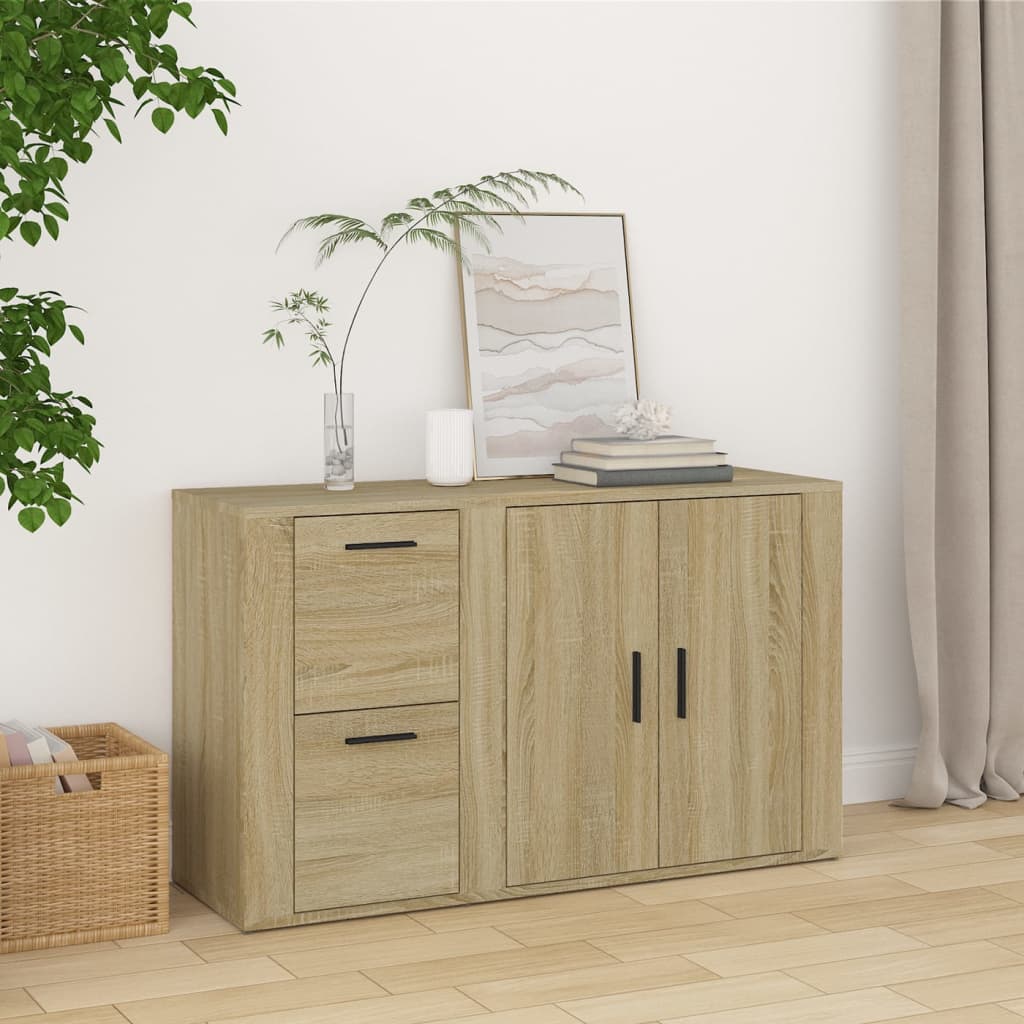 Sonoma Oak Buffet 100x333x59.5 cm Ingenieurholz Holz