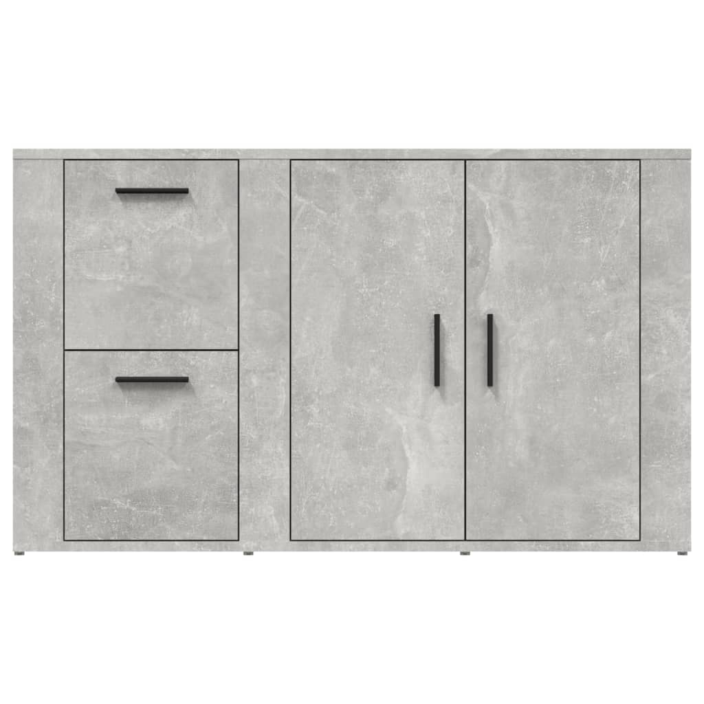 Buffet grigio in cemento 100x3333x59,5 cm legno di ingegneria