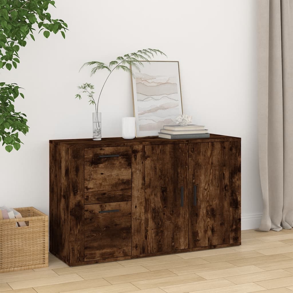 Raucher -Eichenbuffet 100x333x59.5 cm Ingenieurholz Holz