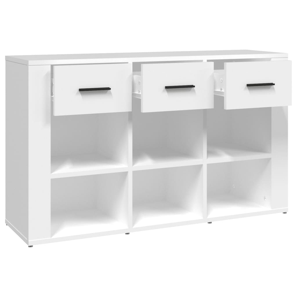 White buffet 100x30x59.5 cm Engineering wood