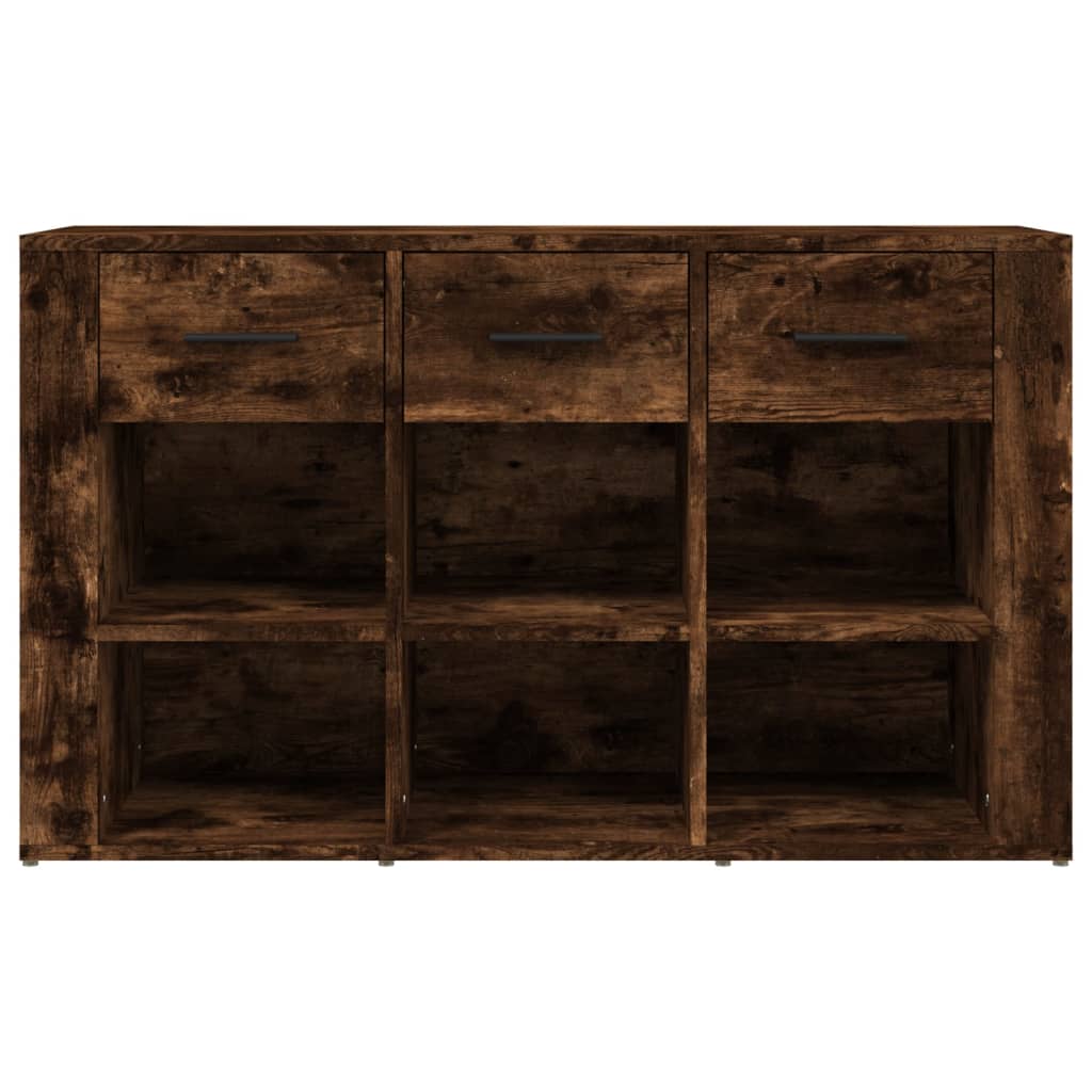 Buffet Chêne fumé 100x30x59,5 cm Bois d'ingénierie