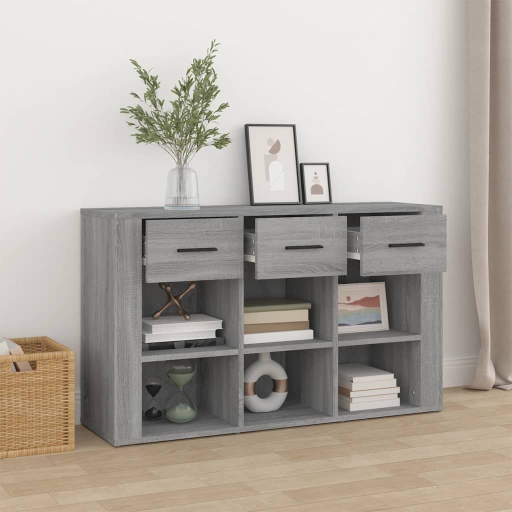 Gray Sonoma Buffet 100x30x59.5 cm Engineering wood