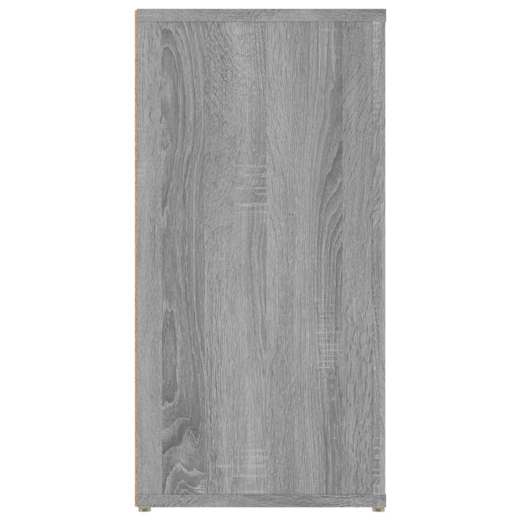 Graues Sonoma -Buffet 100x30x59.5 cm Ingenieurholz Holz