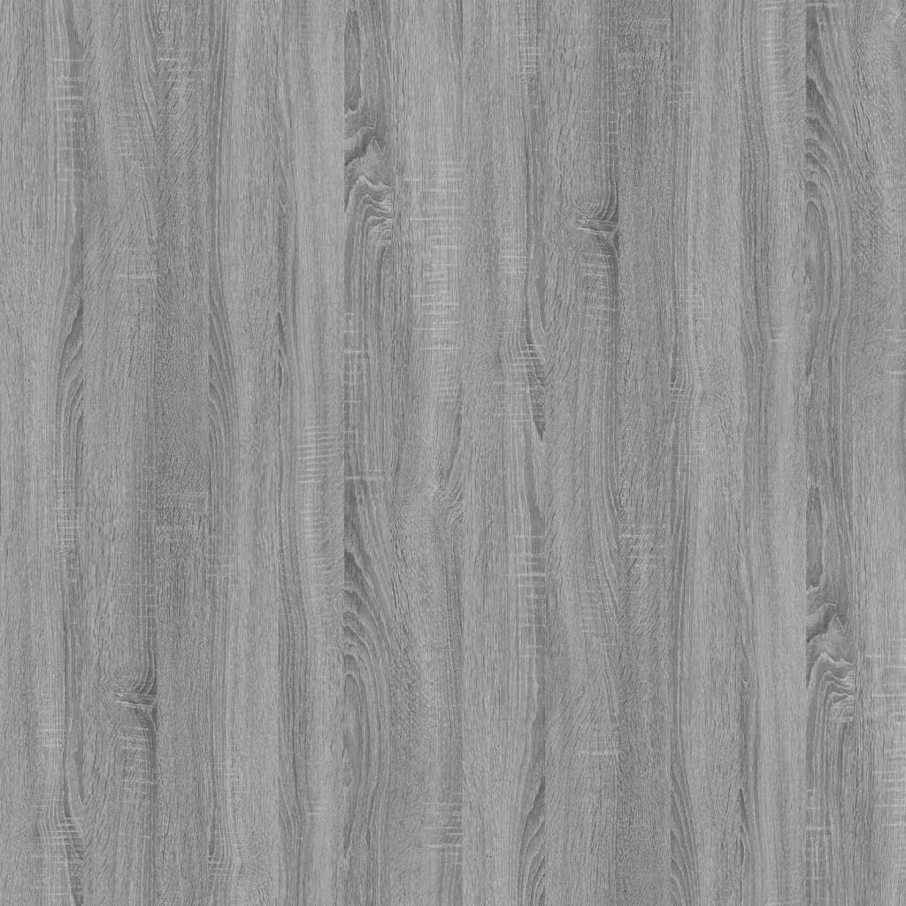 Graues Sonoma -Buffet 100x30x59.5 cm Ingenieurholz Holz