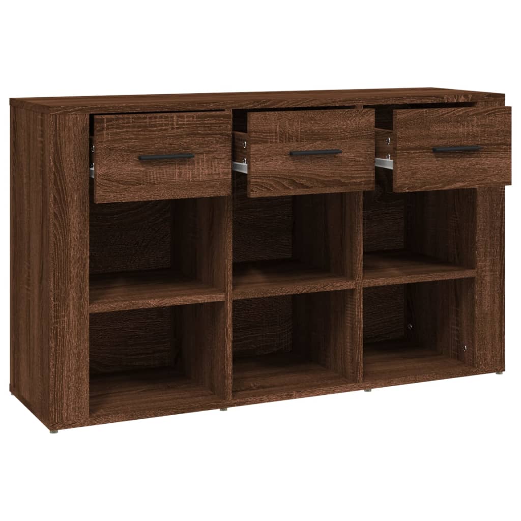 Buffet brown oak 100x30x59.5 cm engineering wood