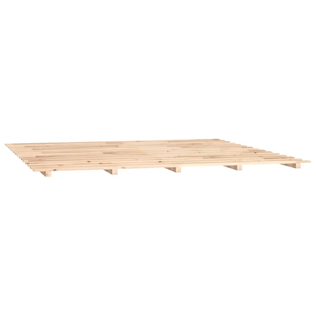 Bed frame 180x200 cm Solid pine wood
