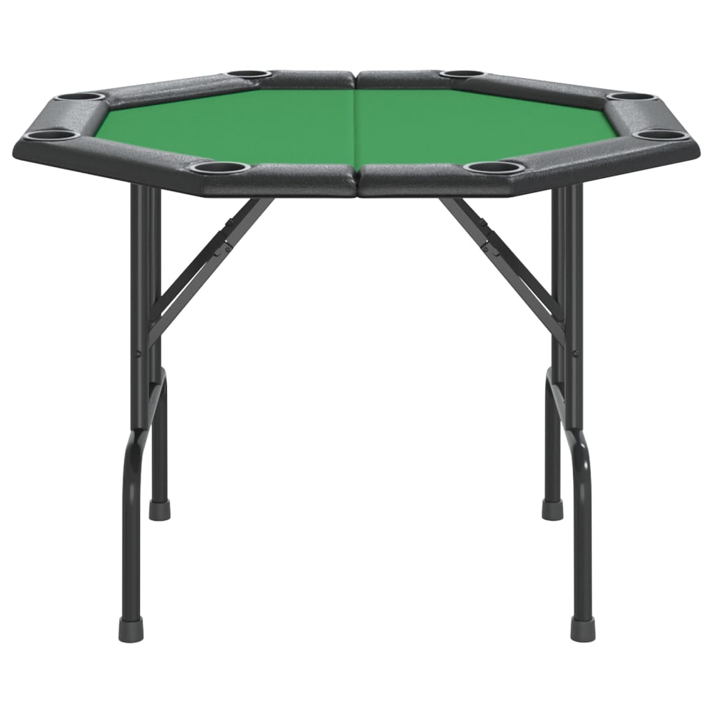 Faltbare Poker Tabelle 8 Spieler grün 108x108x75 cm
