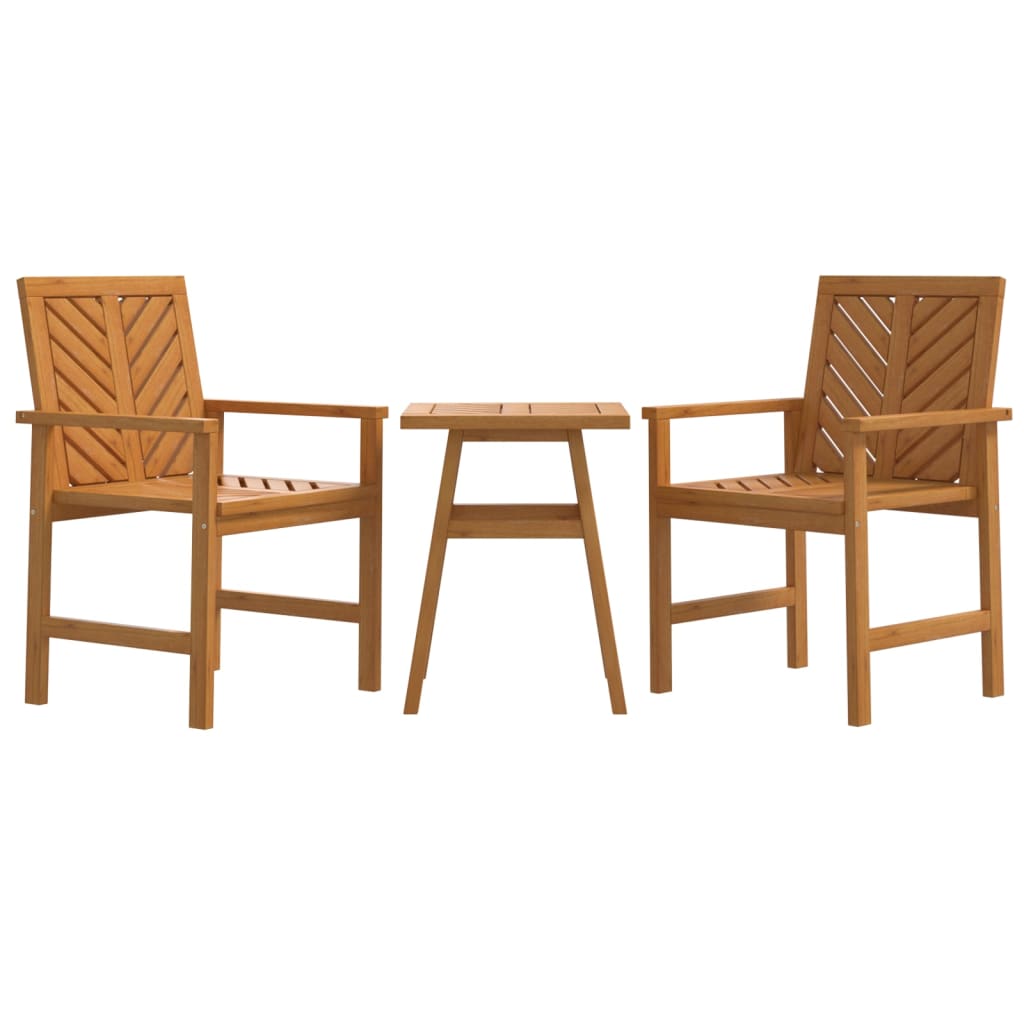 Solid acacia wooden garden furniture set