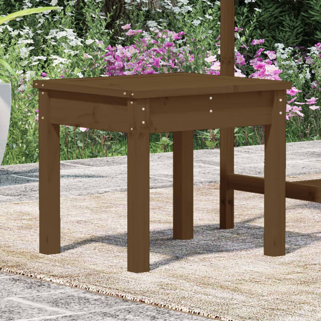 Honey brown garden bench 50x4445 cm solid pine wood