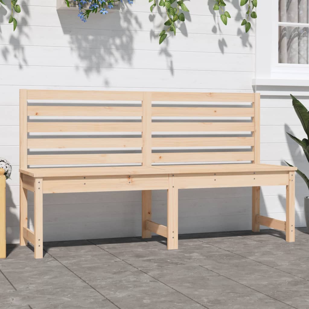 Garden bench 157.5 cm solid pine wood