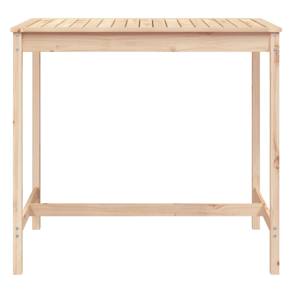 Garden table 121x82.5x110 cm Solid pine wood