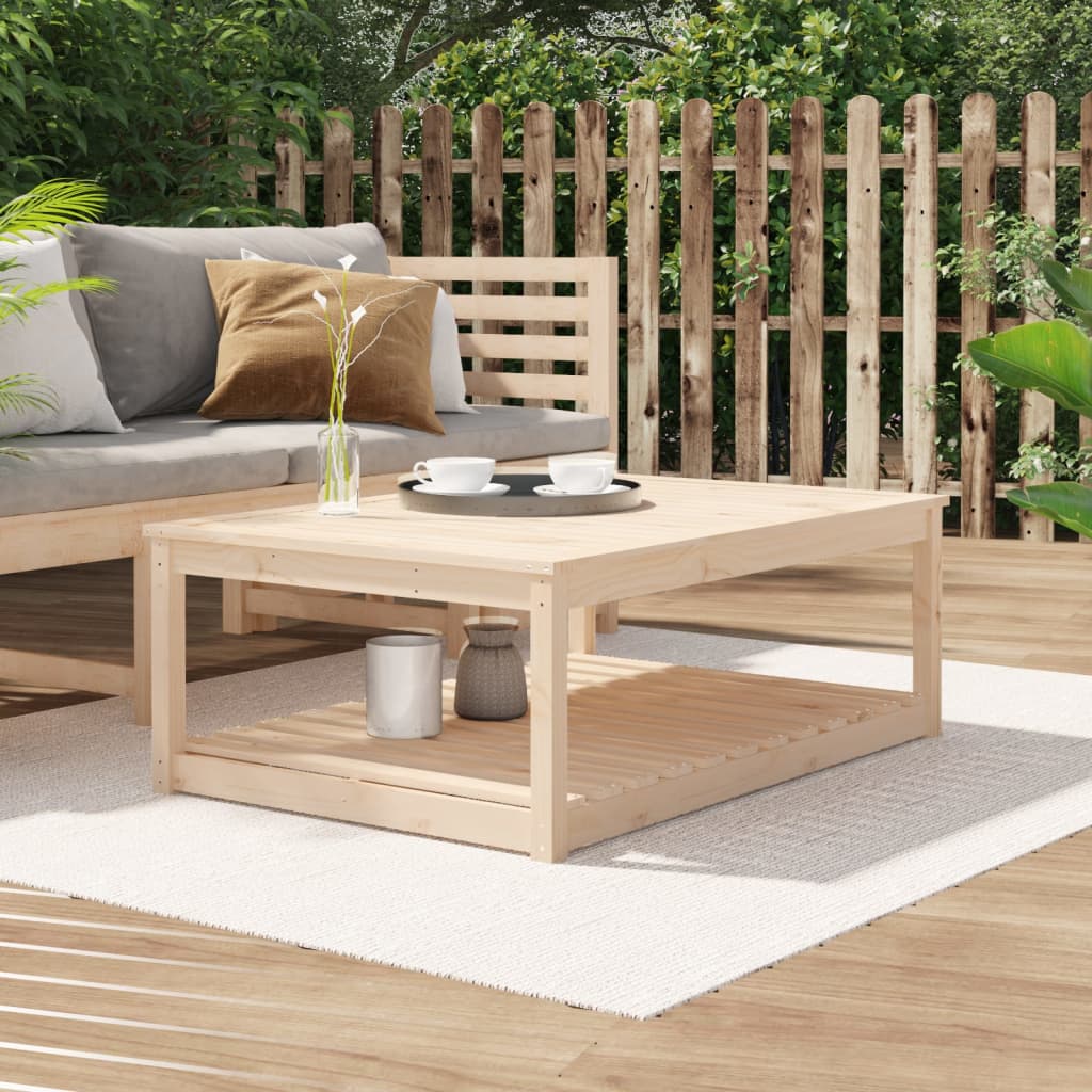 Garten Tabelle 121x82.5x45 cm Festkiefer Holz