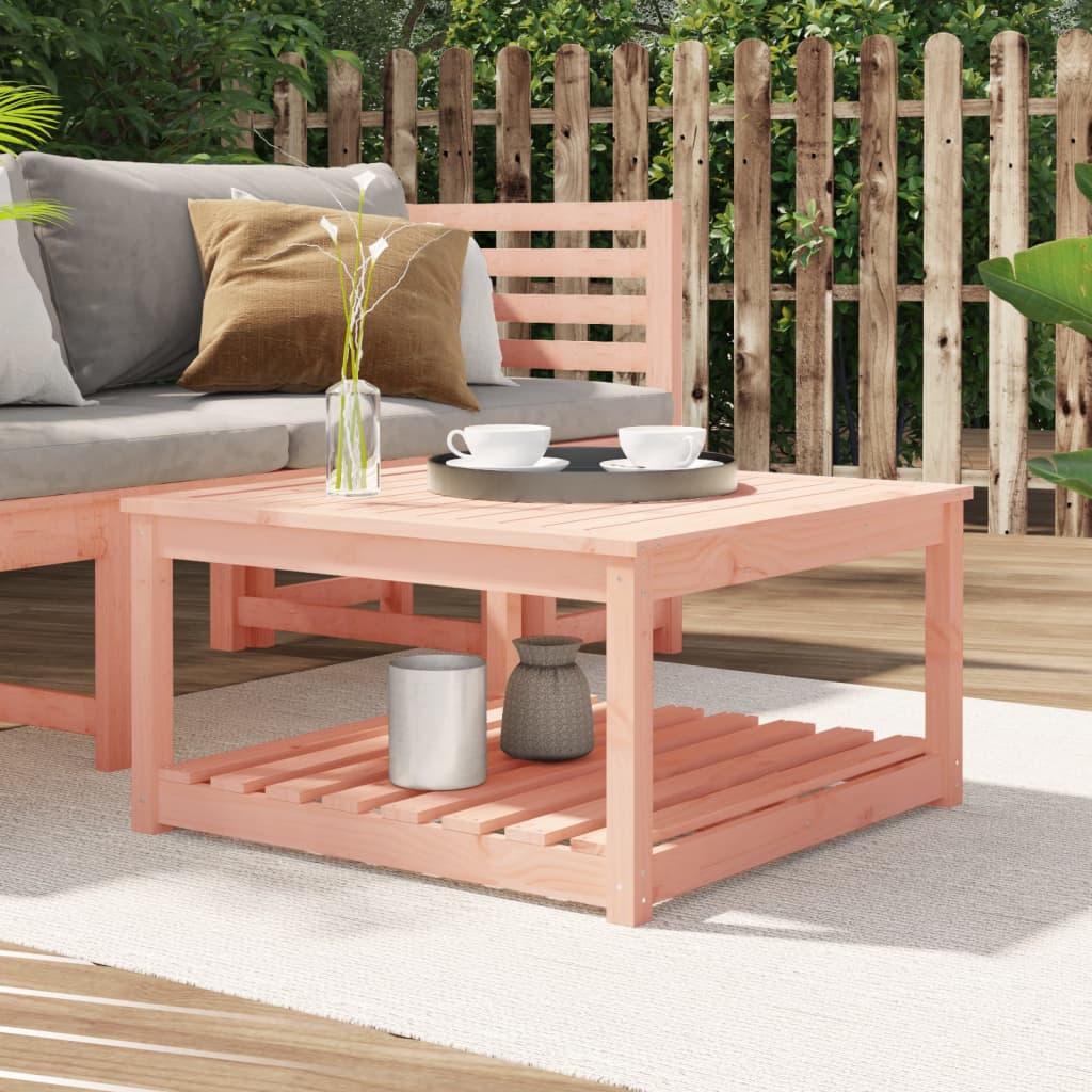 Garden table 82.5x82.5x45 cm Solid wood of Douglas
