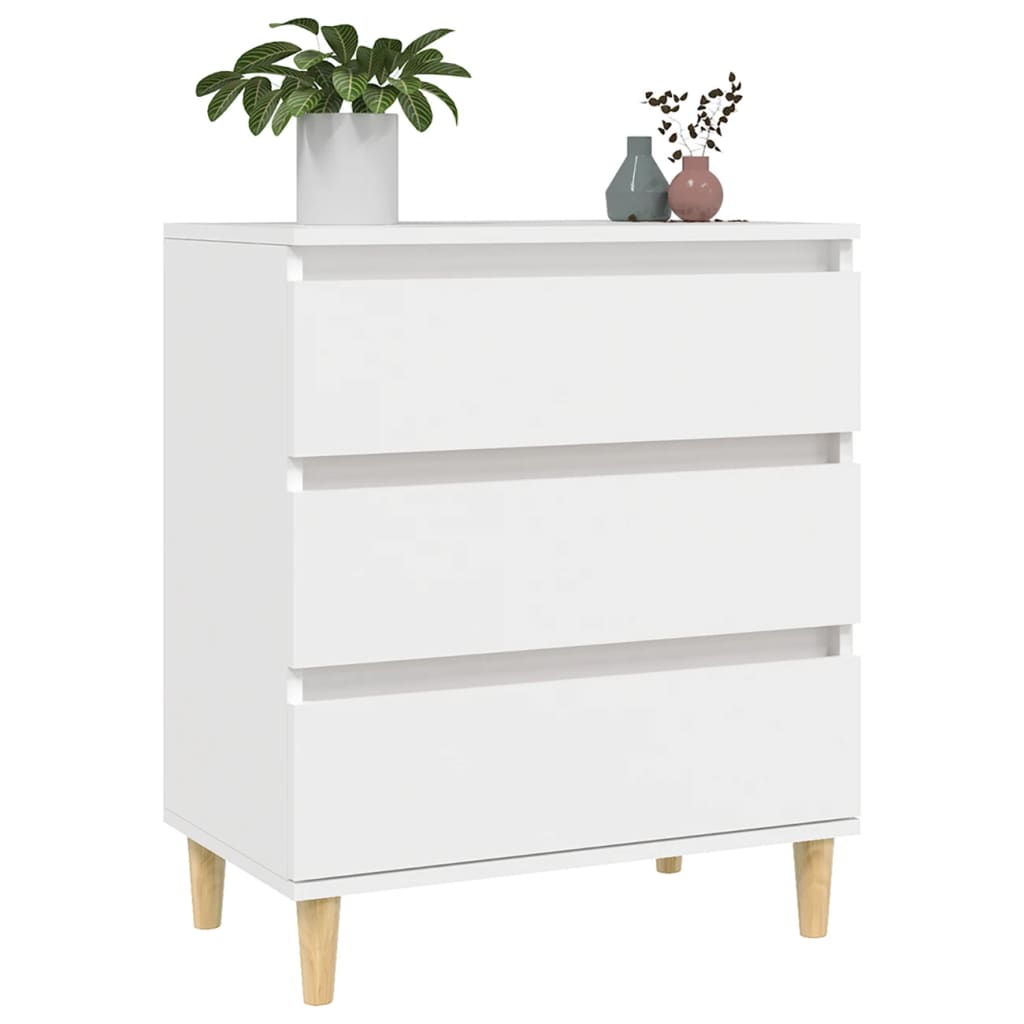 Buffet Blanc 60x35x70 cm Bois d'ingénierie