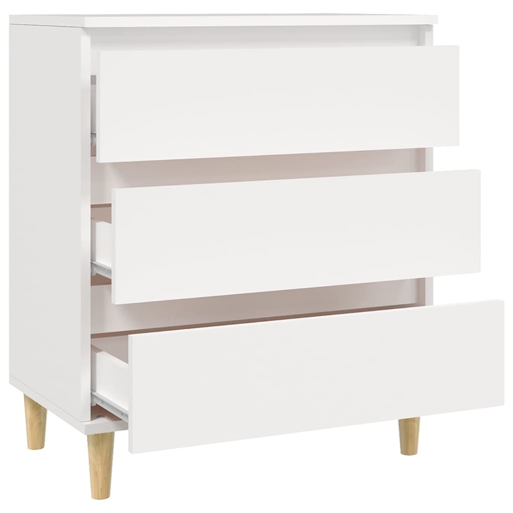 White buffet 60x35x70 cm Engineering wood