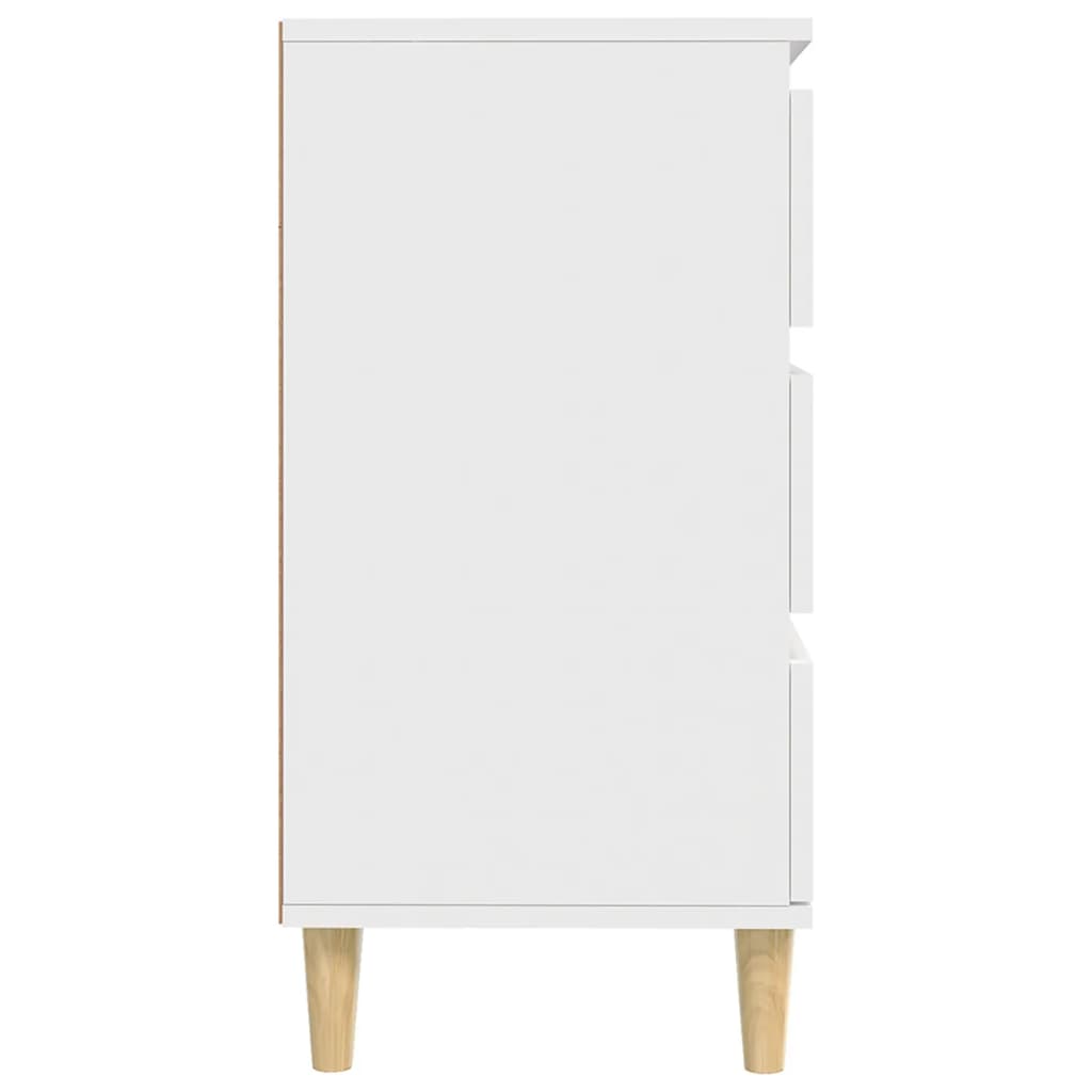 White buffet 60x35x70 cm Engineering wood