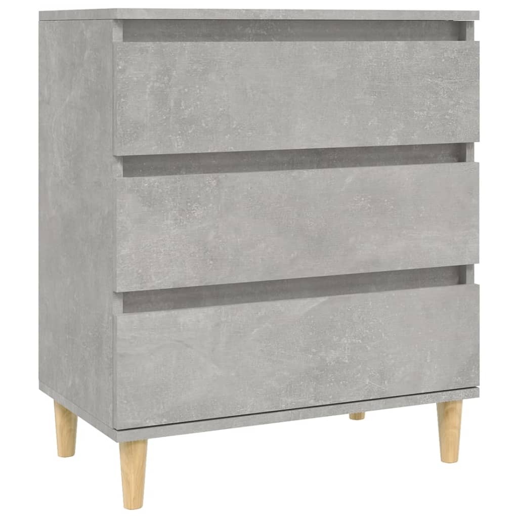 Buffet Gris béton 60x35x70 cm Bois d'ingénierie