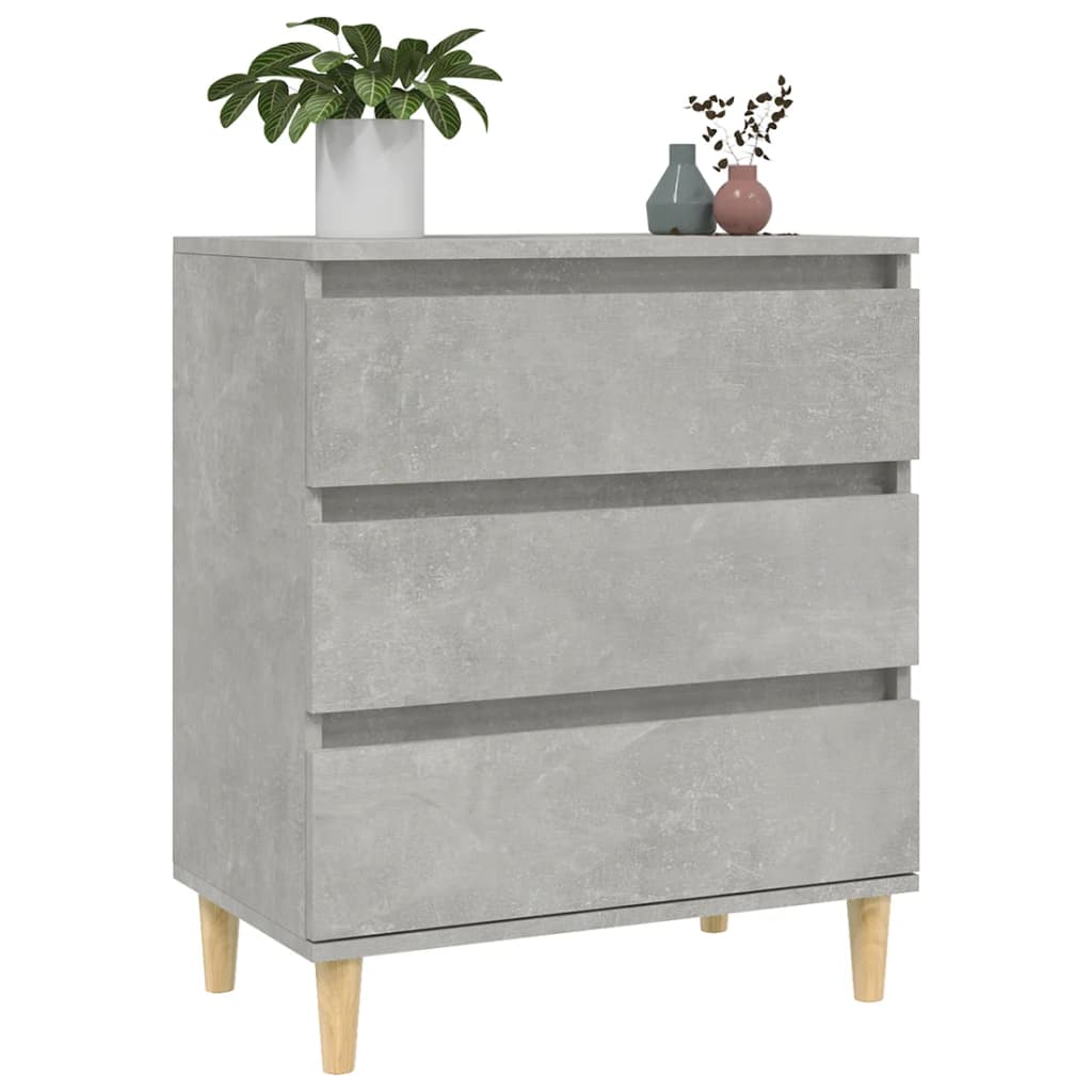 Concrete gray buffet 60x35x70 cm Engineering wood