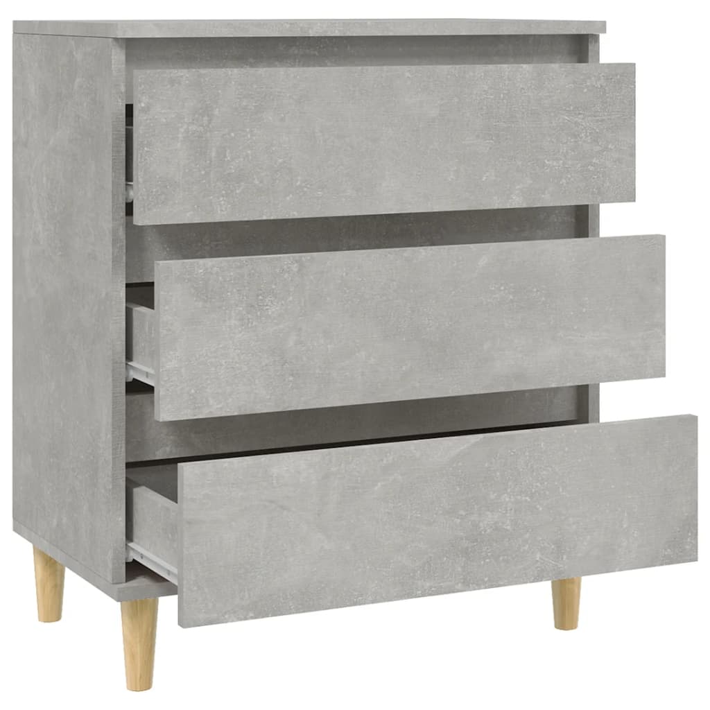 Buffet Gris béton 60x35x70 cm Bois d'ingénierie