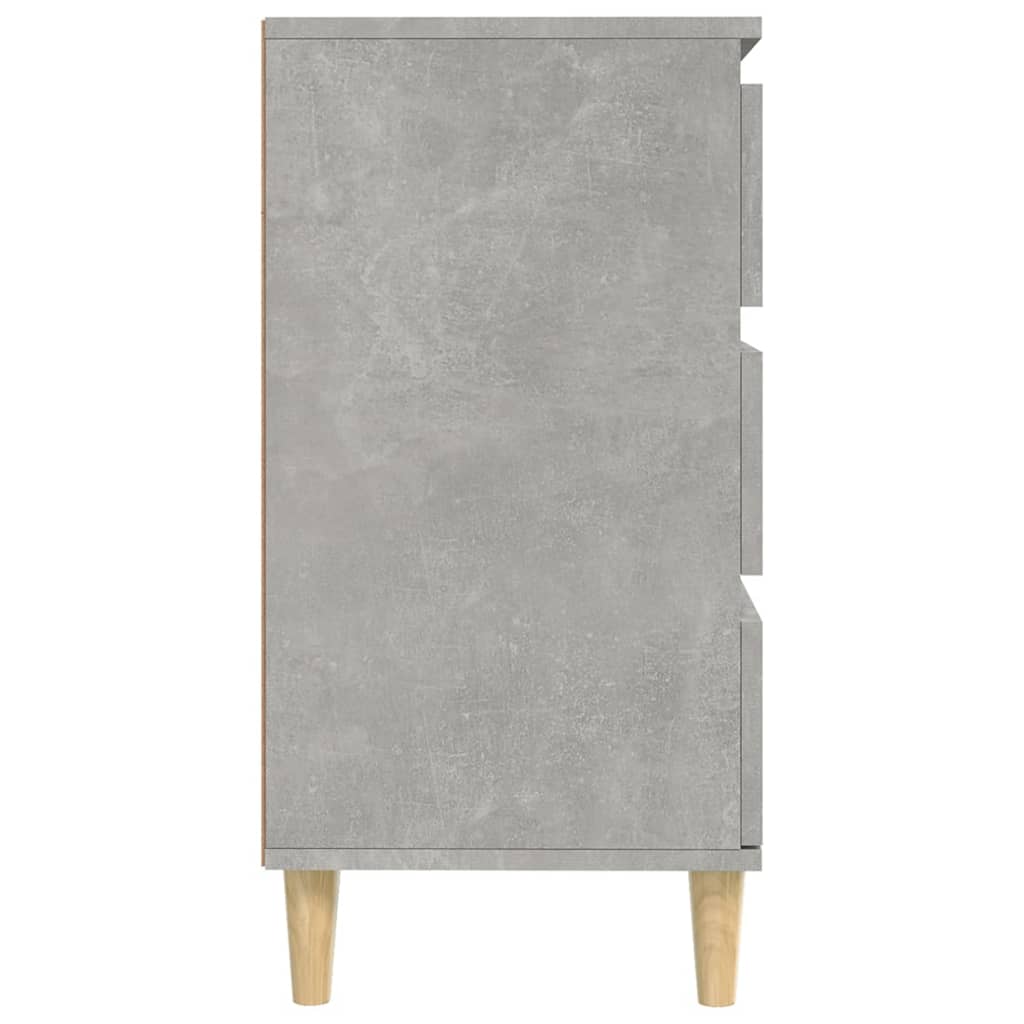 Buffet grigio in cemento 60x35x70 cm legno di ingegneria