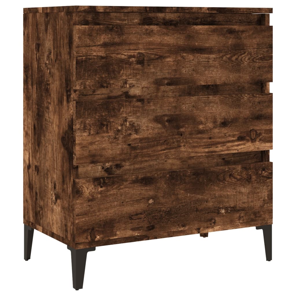 Credenza Rovere Affumicato 60x35x70 cm Multistrato