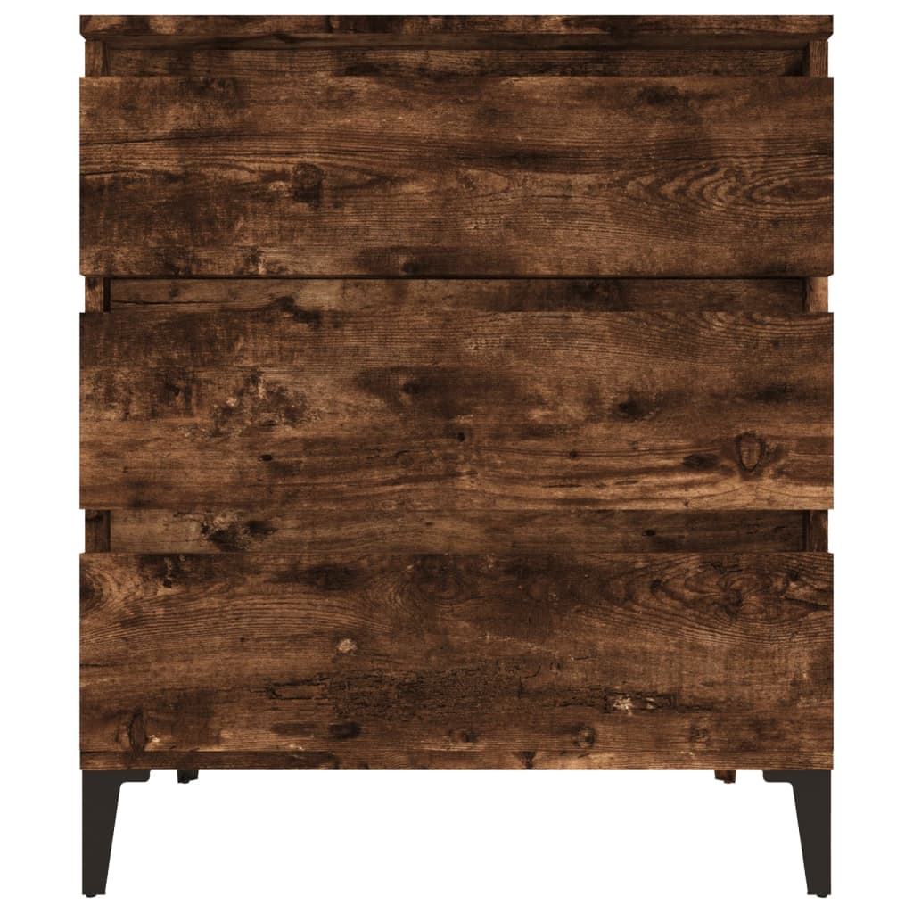 Buffet Chêne fumé 60x35x70 cm Bois d'ingénierie