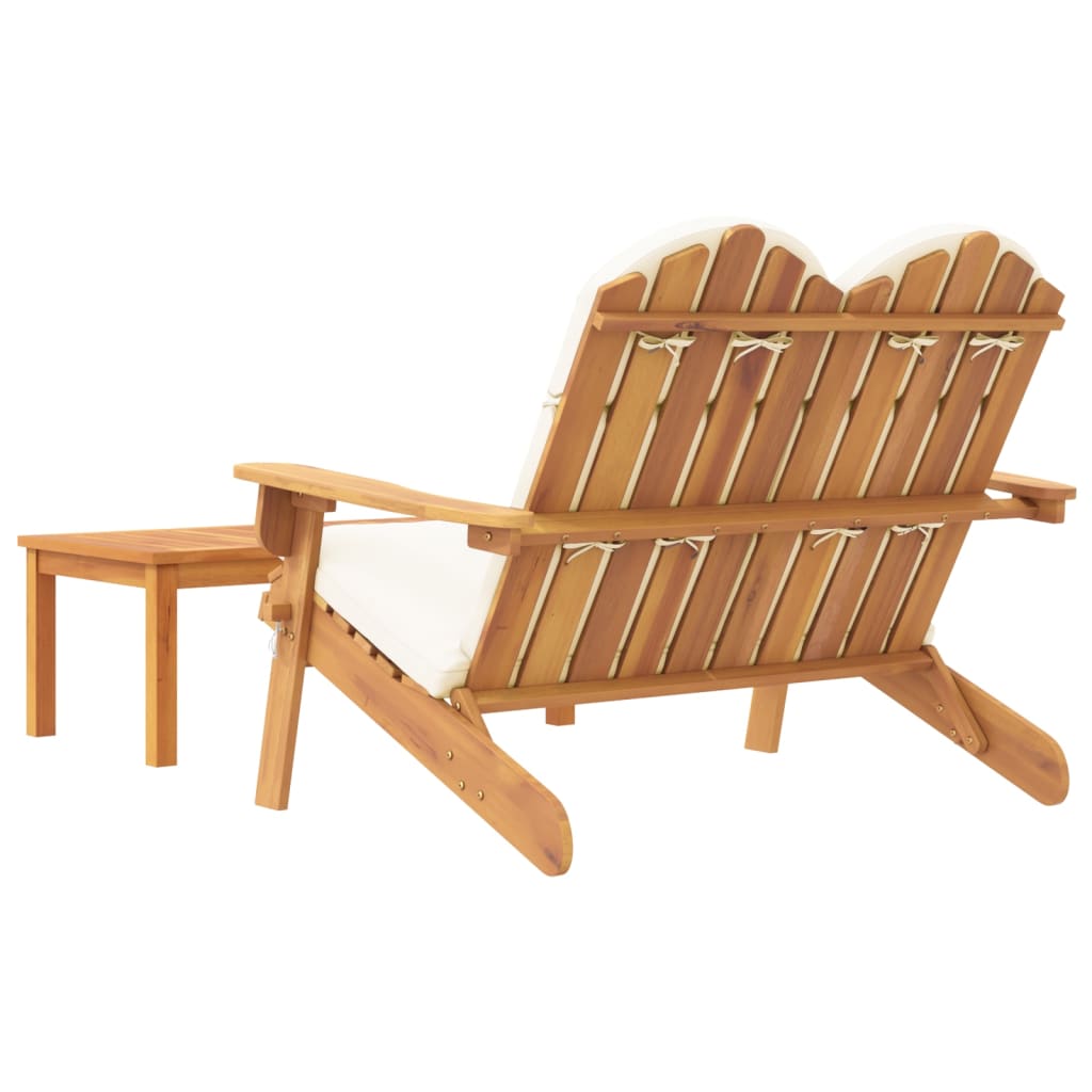 Set di mobili da giardino Adirondack 2 pezzi Acacia solida