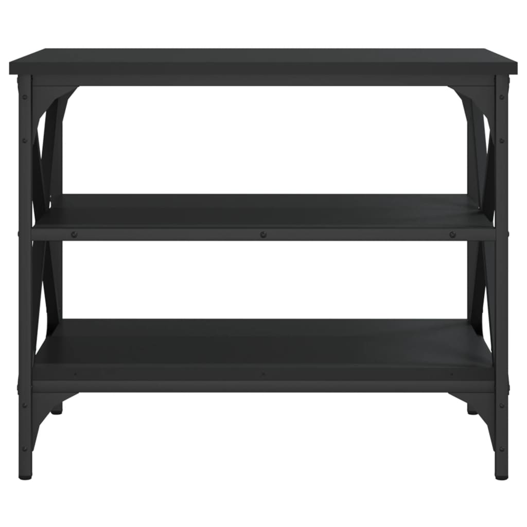 Black tv cabinet 60x40x50 cm engineering wood