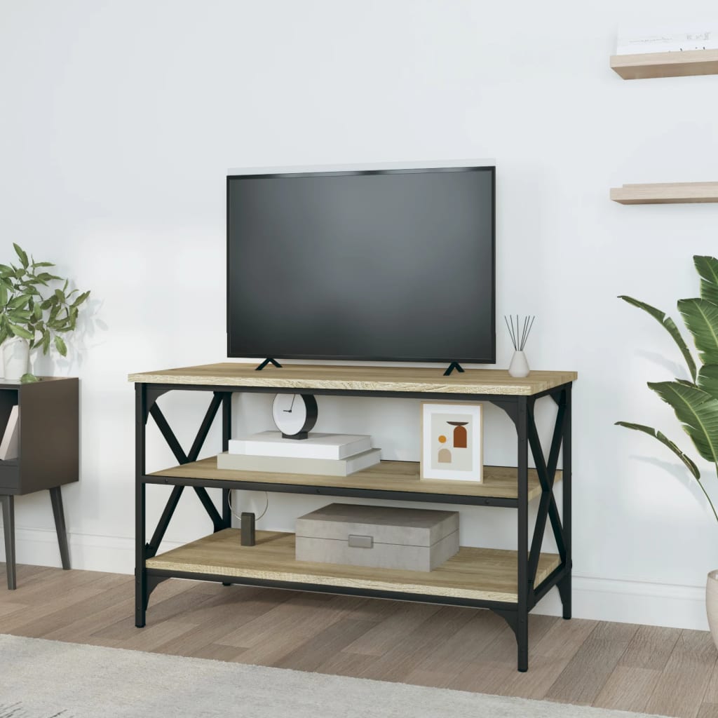 Sonoma oak TV furniture 80x40x50 cm engineering wood