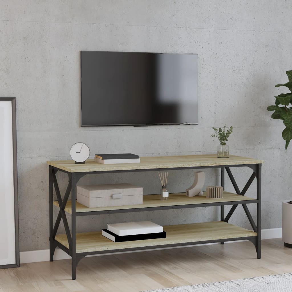 Sonoma oak tv cabinet 100x40x50 cm engineering wood