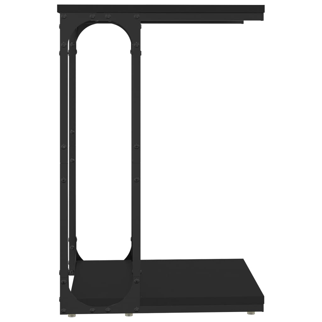 Table d'appoint Noir 40x30x60 cm Bois d'ingénierie
