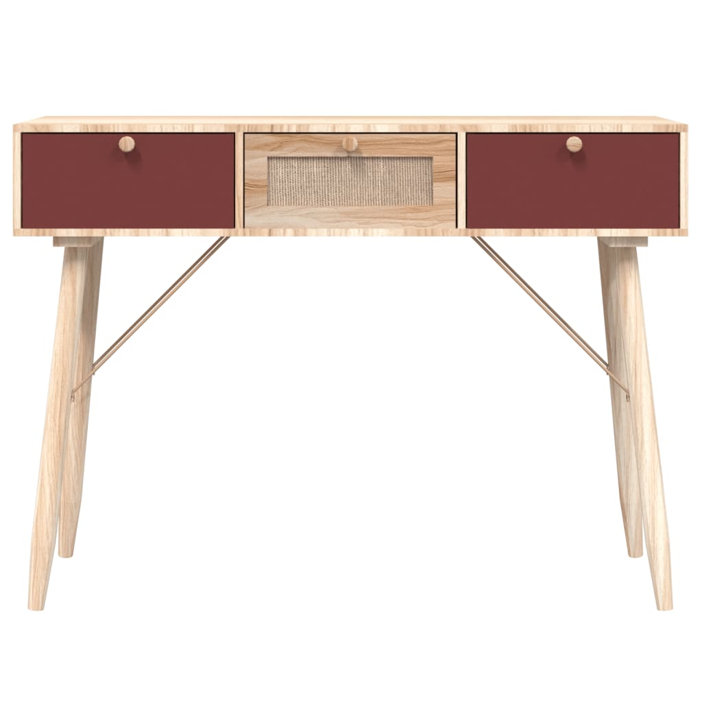 Konsolentisch mit Schubladen 105x30x75 cm Ingenieurholz Holz