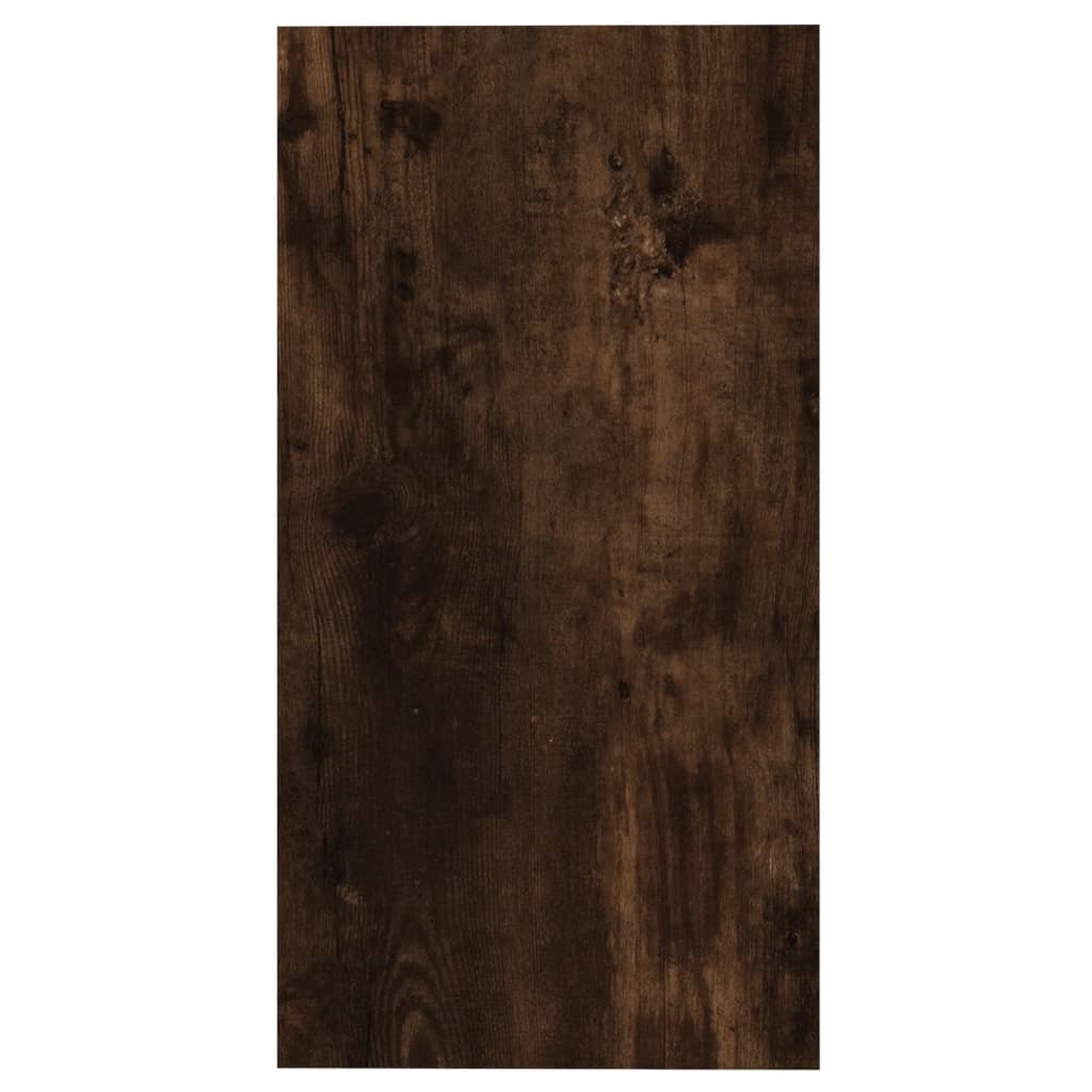 Smoked oak side table 50x26x50 cm engineering wood