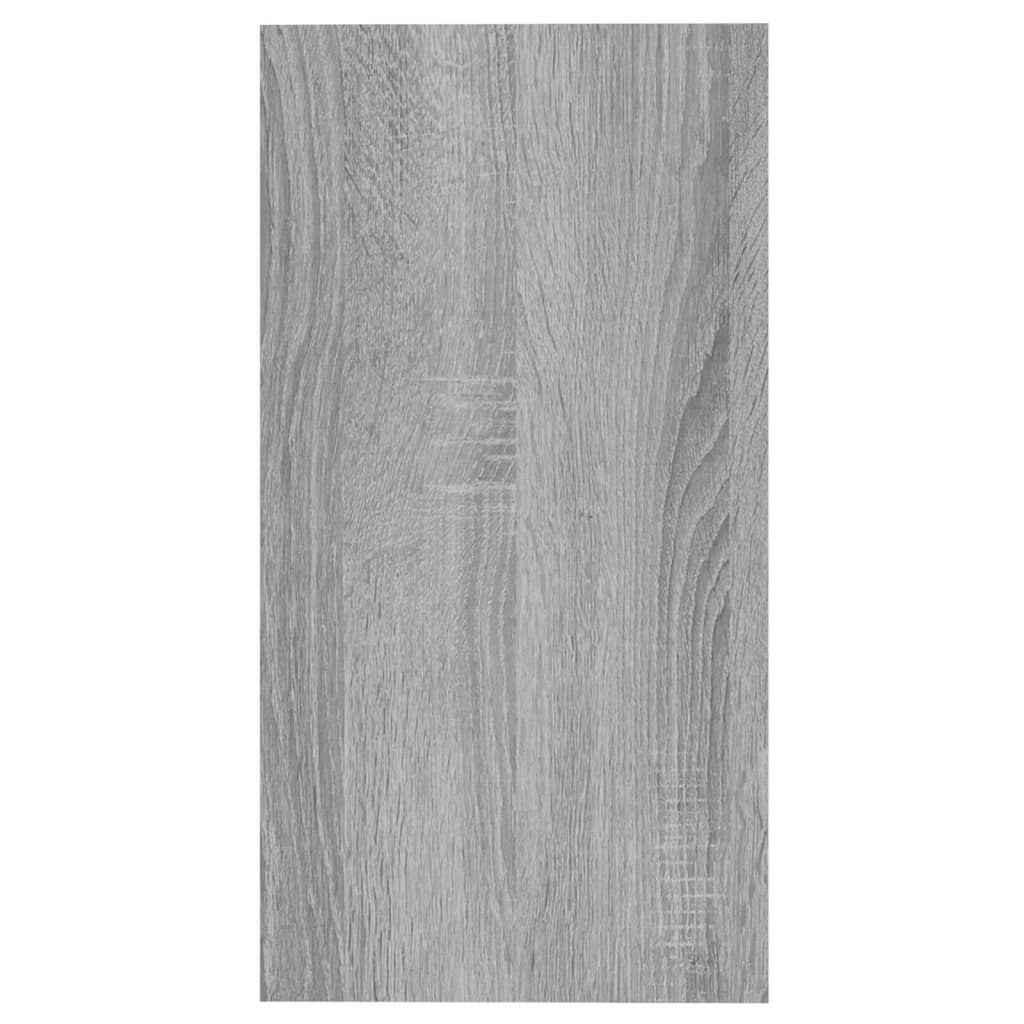 Tavolino Sonoma grigio 50x26x50 cm MDF