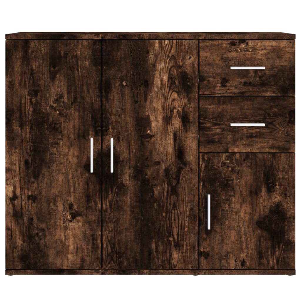 Smoked oak buffet 91x29.5x75 cm engineering wood