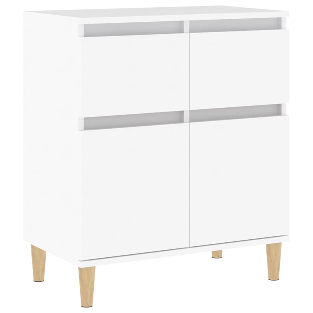 White buffet 60x35x70 cm Engineering wood