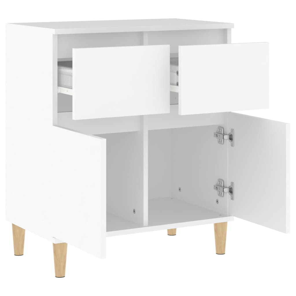 White buffet 60x35x70 cm Engineering wood