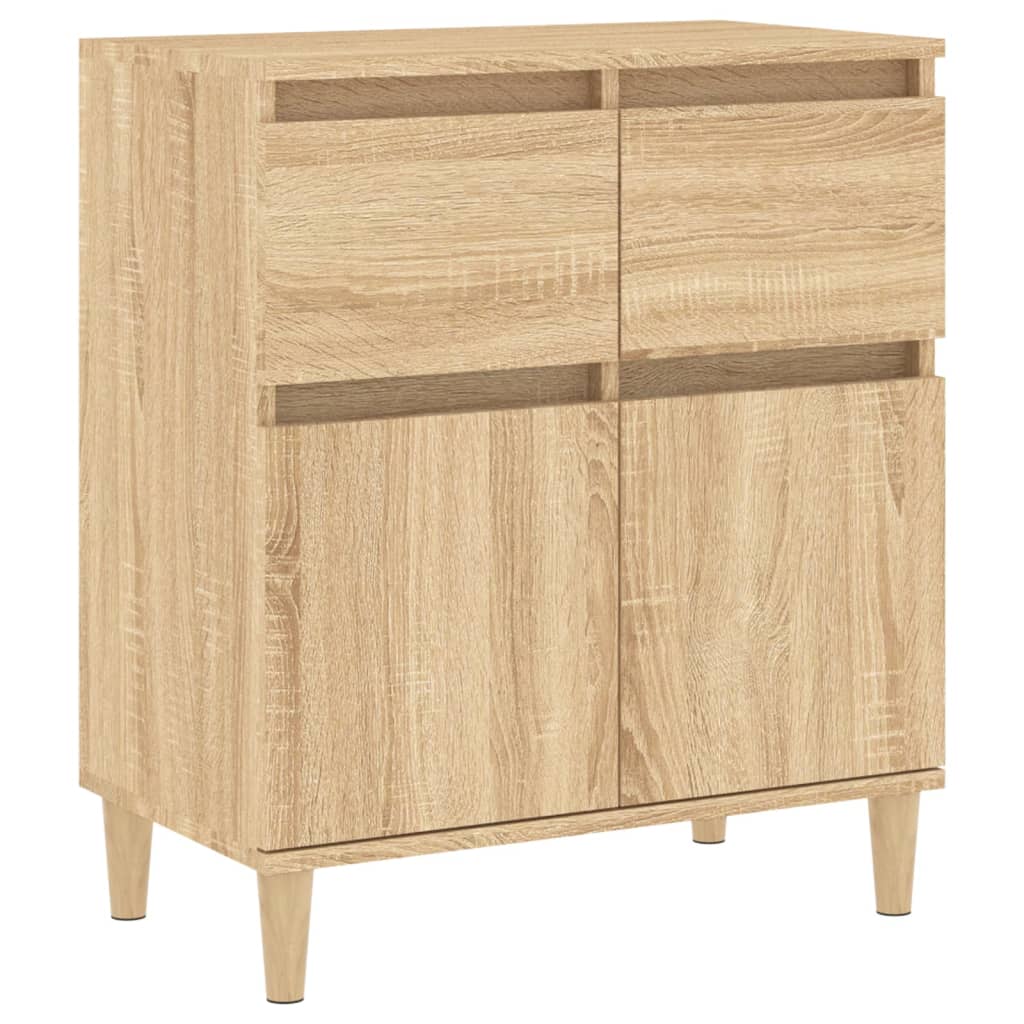 Credenza rovere Sonoma 60x35x70 cm MDF